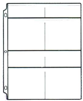 31204C, 3 Ring Binder Page for 4 Diskettes